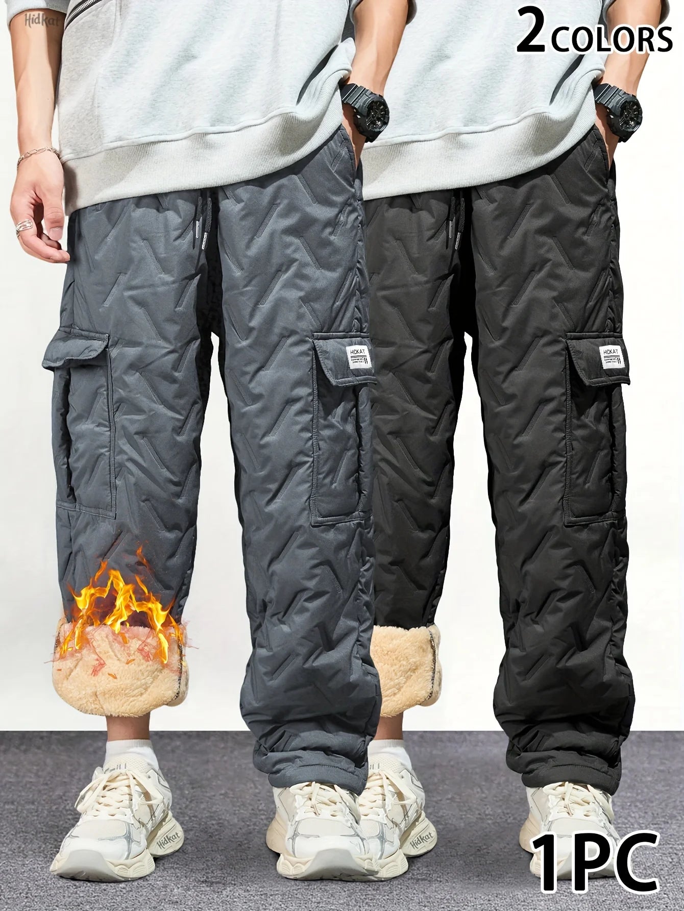 Pantalon cargo homme pour l’hiver