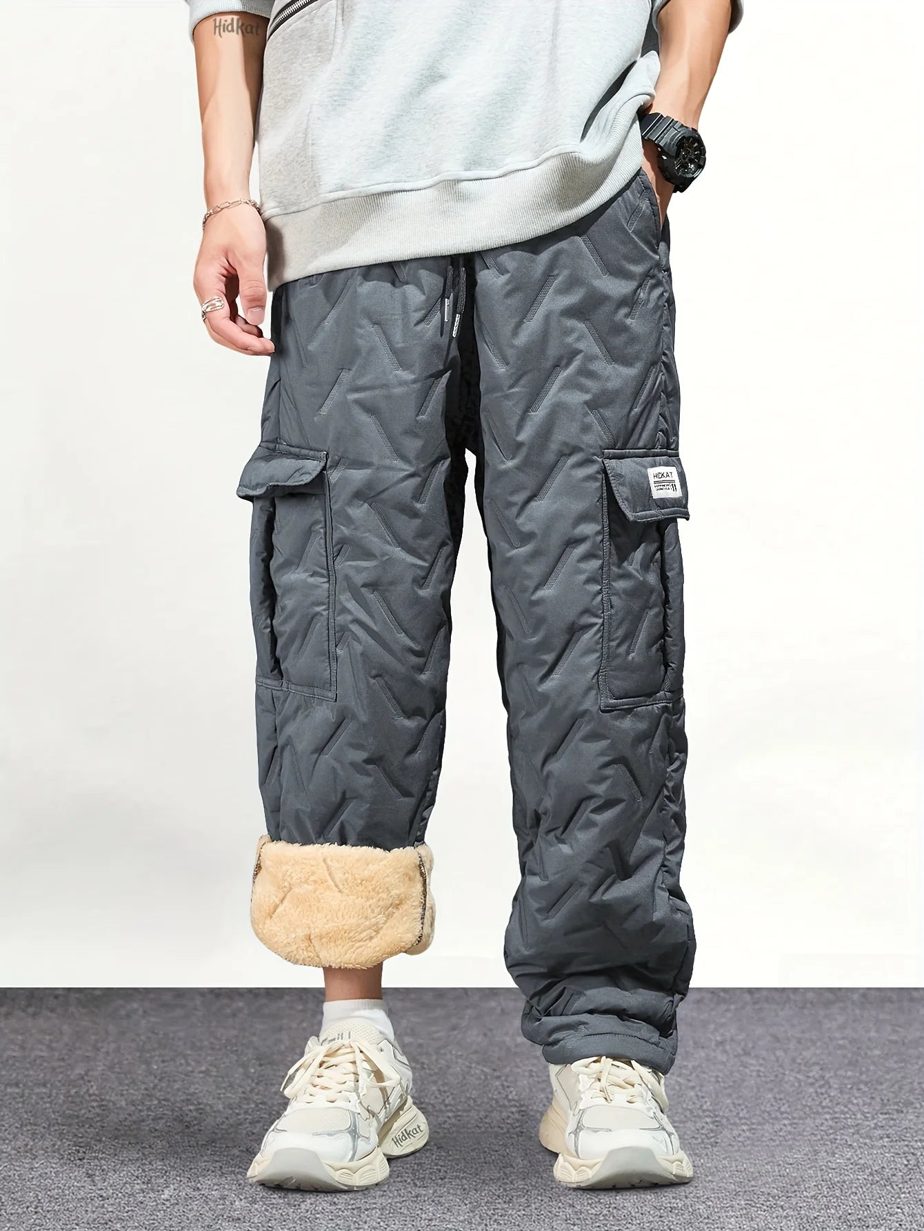 Pantalon cargo homme pour l’hiver