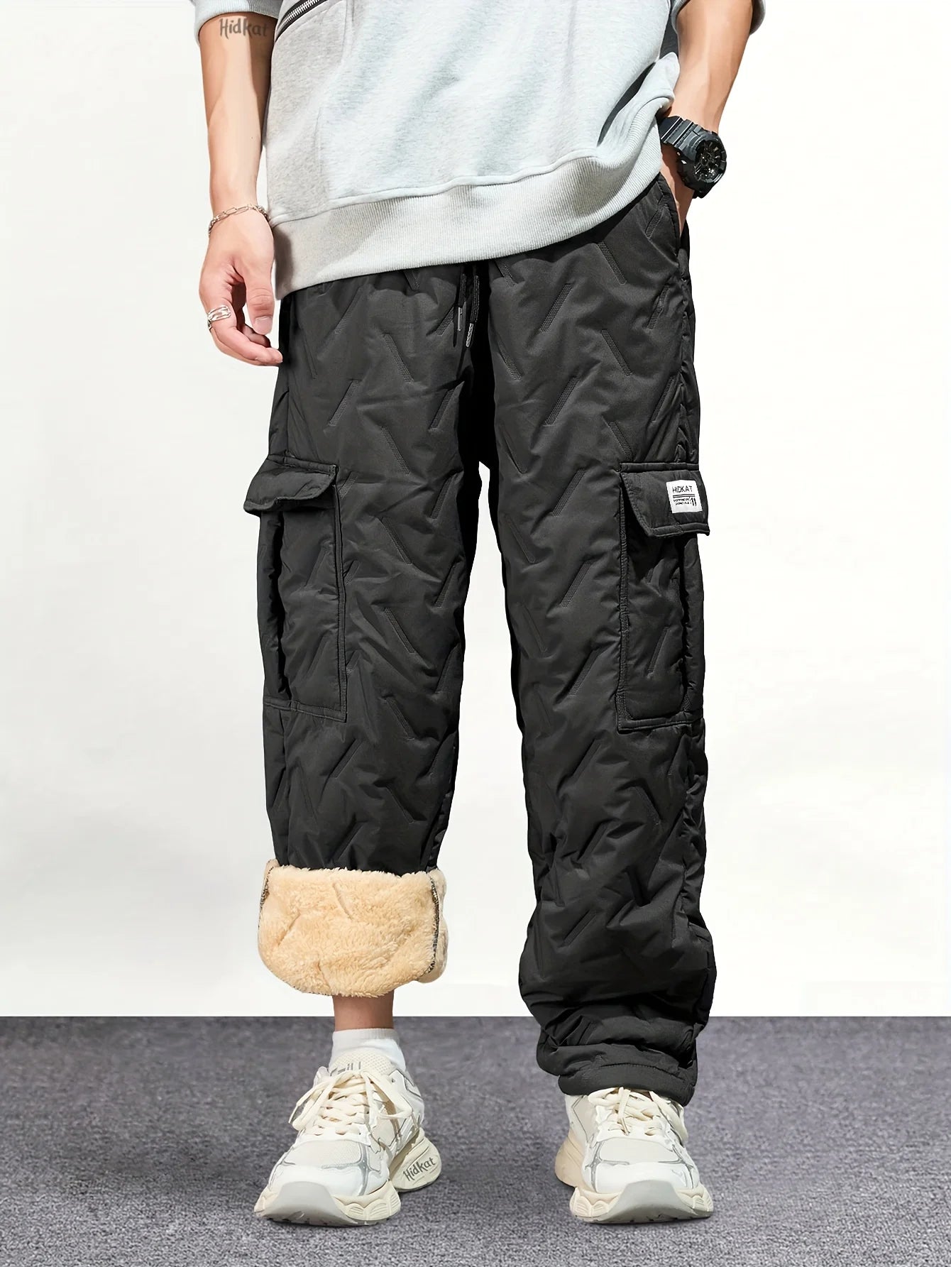 Pantalon cargo homme pour l’hiver